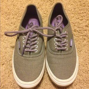 Gray LoPro Vans! Size 5