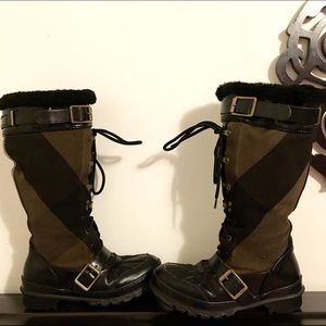 Burberry Genuine Leather Winter Boots