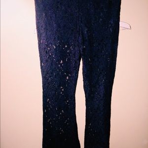 Black Lace Pants by Swell