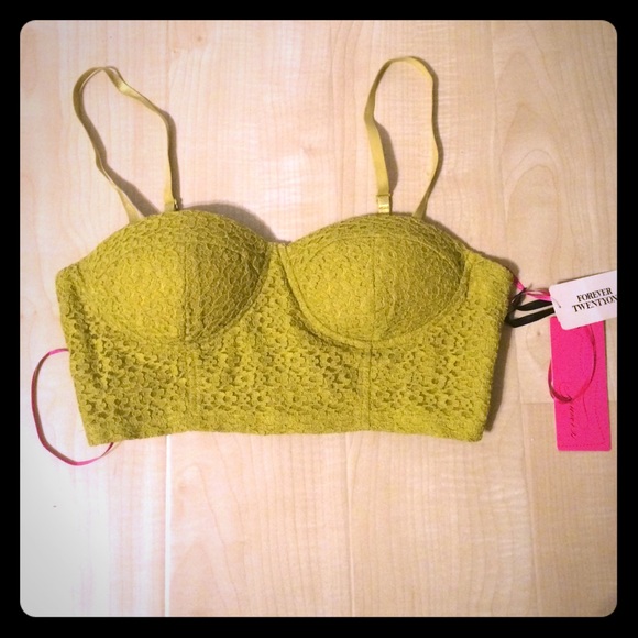 Cropped bustier