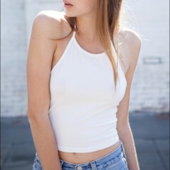 White halter top☕️
