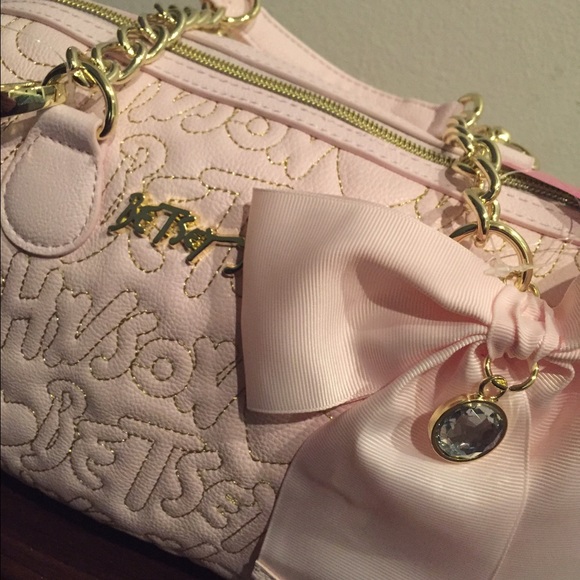 Betsey Johnson Blush Medium Satchel - Picture 2 of 4