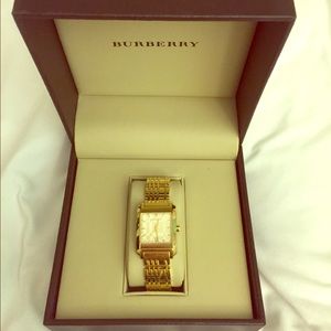 Gold Burberry Women's Watch