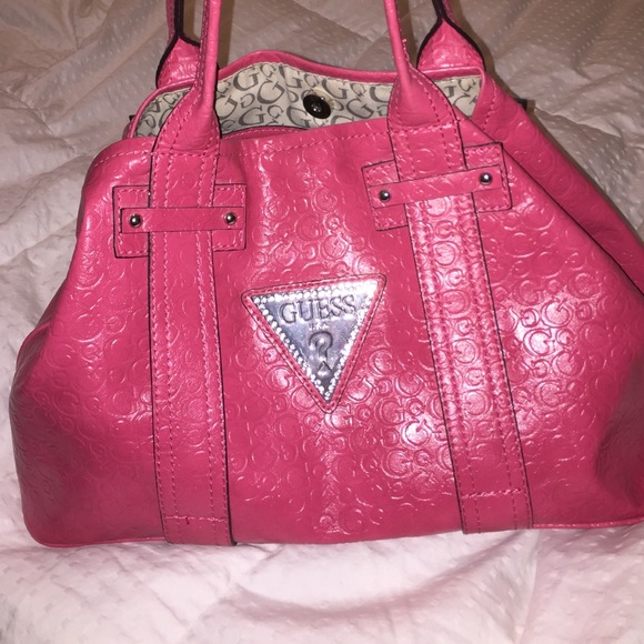 Guess purse pink