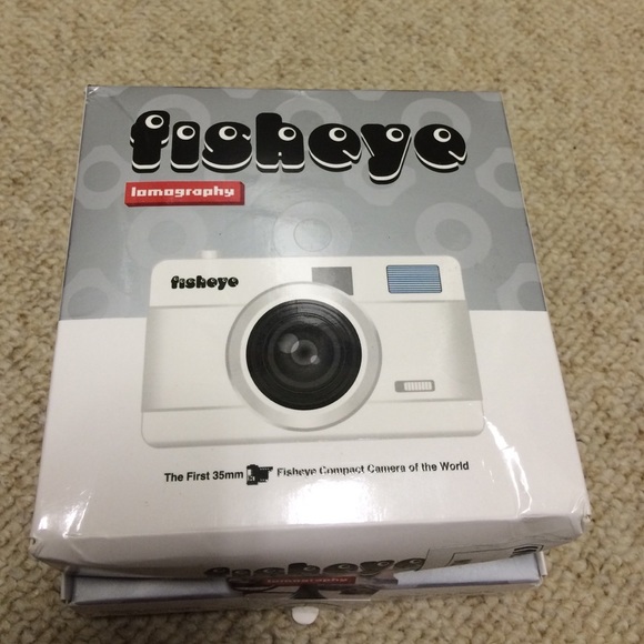 white Fisheye 35mm camera