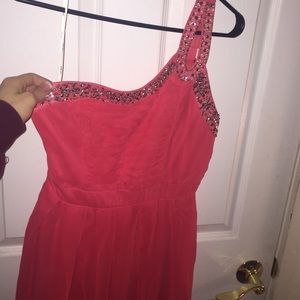 Coral dress