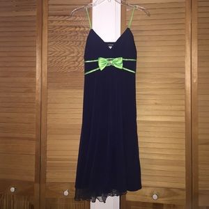 Navy blue dress