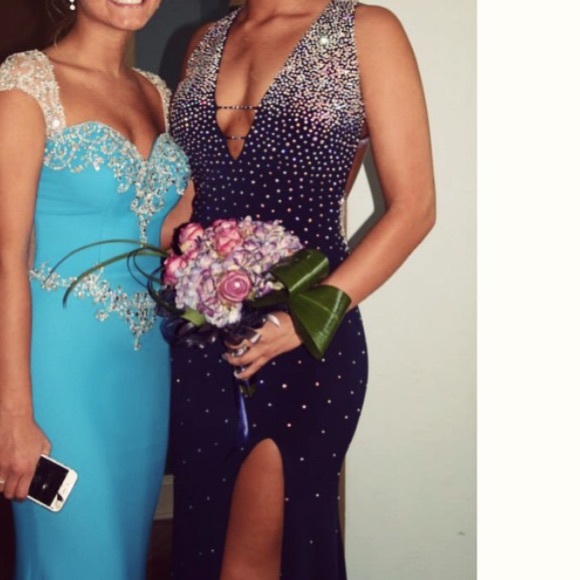 Jovani Prom dress size 6 with alterations. - Picture 3 of 4