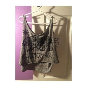 Gray tank top