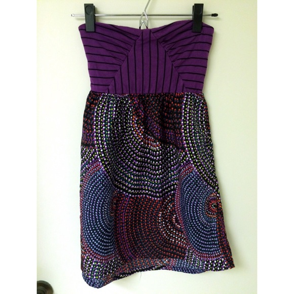 Roxy strapless dress