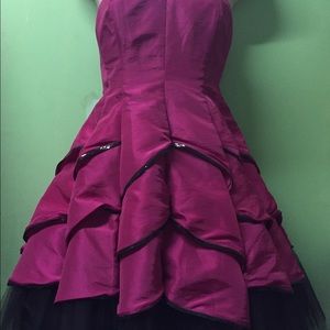 Betsey Johnson Playful Vintage Evening Dress Sz8