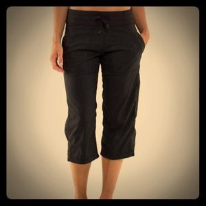 Lululemon black studio crop