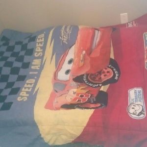 Disney cars king blanket. Reversible