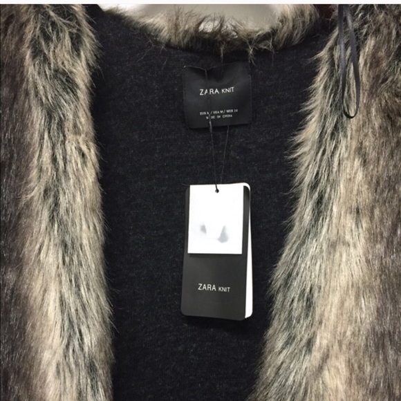 Zara Fur Vest
