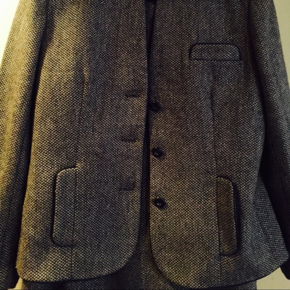 Vintage Two piece ☕️WOOL SET SZ 12 - Picture 2 of 4