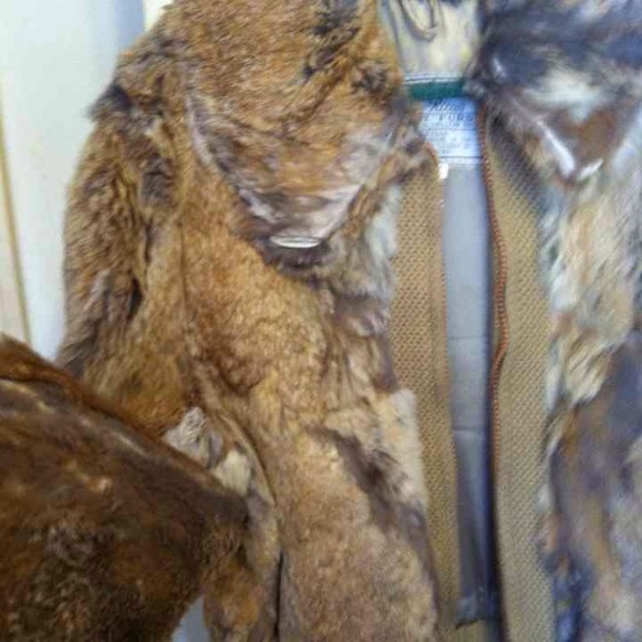 Authentic rabbit fur coat - Picture 2 of 5