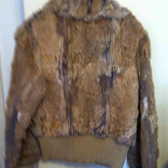 Authentic rabbit fur coat - Picture 3 of 5