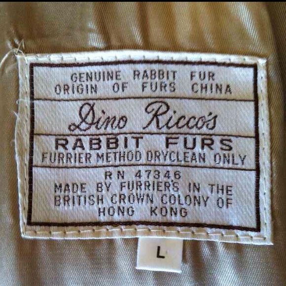 Authentic rabbit fur coat - Picture 5 of 5
