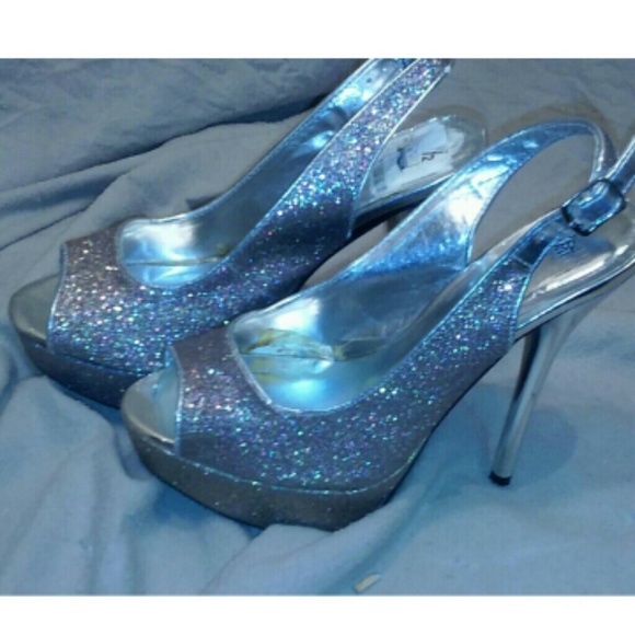 Gold Glitter Stiletto