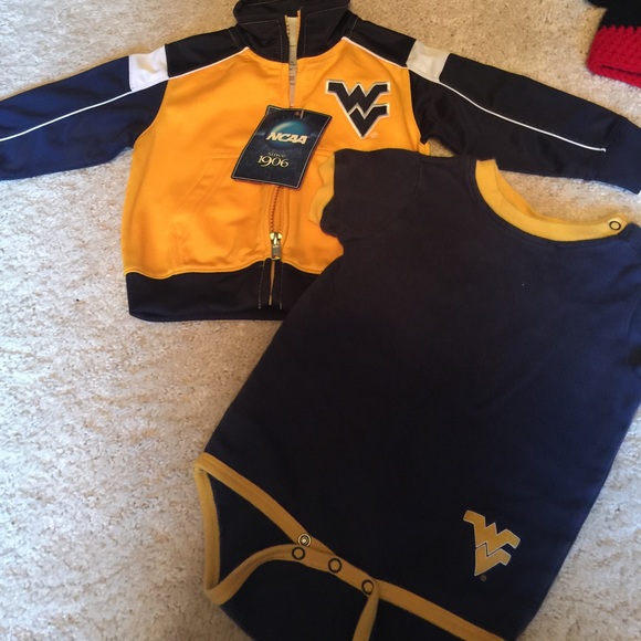 🚫🚫SOLD🚫🚫WV jacket NWT and we onesie