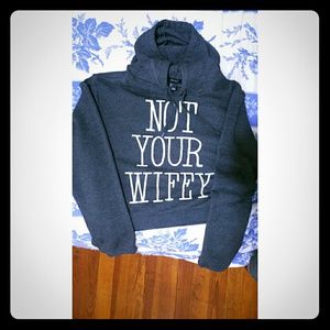 "Not Your Wifey" Cropped Sweater