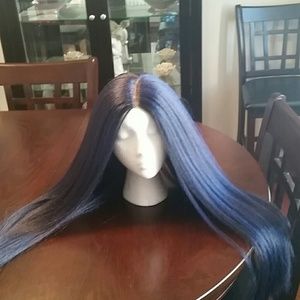 Beautiful Blue/Black Lacefront Wig💅💜