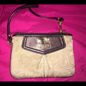 Coach wristlit wallet