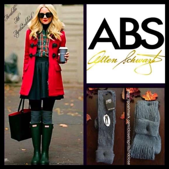 ABS ALLEN SCHWARTZ OVER THE KNEE TALL BOOT SOCKS - Picture 4 of 4