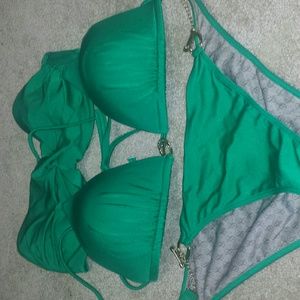2 Victorias Secret tops and 1 bottom