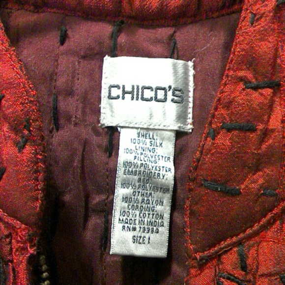 Chico's quilted zipper vest - Picture 3 of 3