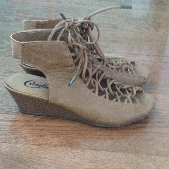 Candie's Shoes - Gladiator sandal wedges