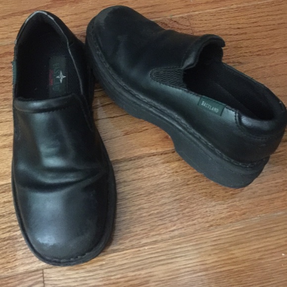 Eastland black used school shoes size 1 - Picture 2 of 2