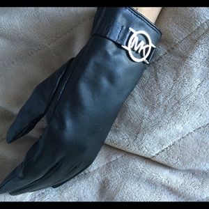 Michael Kors leather gloves