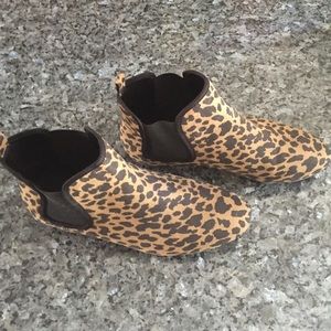 Old Navy Leopard Booties
