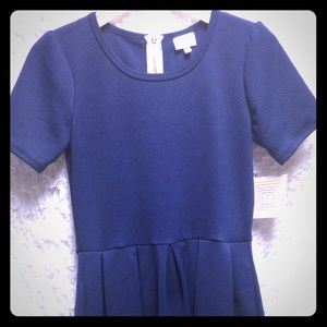 Navy Blue LuLaRoe Amelia Dress