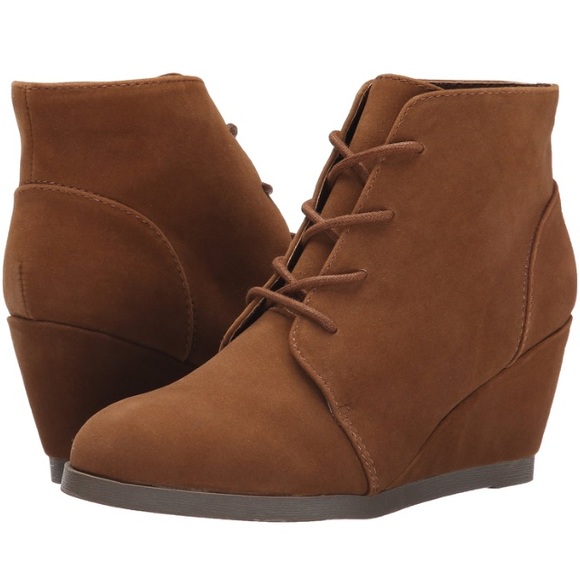 ISO ISO MADDEN GIRL CHESTNUT WEDGES/BOOTIES