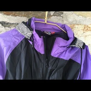 Volcom Jackets & Coats - Volcom purple, green black windbreaker jacket hood Volcom Jackets & Coats - Volcom purple, green black windbreaker jacket hood