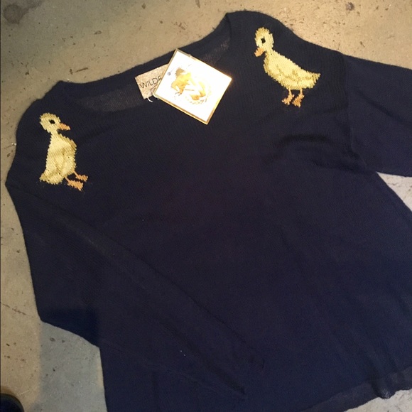 WILDFOX DUCKING WHITELABEL ROADIE SWEATER 🐥🐥
