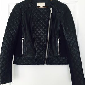Michael Kors Black Leather Jacket