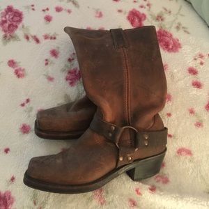 Frye harness boot