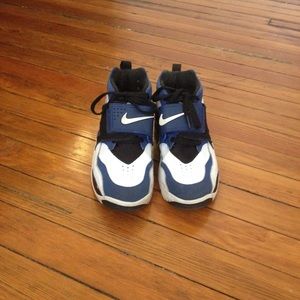 Multicolored Nike street wear tennis shoe