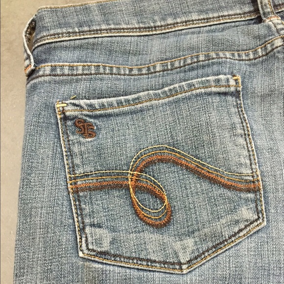 See Thru Soul Flare Jeans Light Wash Size 30