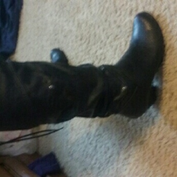 Sexy leather boots worn only once