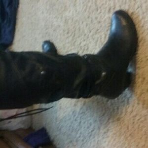 Sexy leather boots worn only once