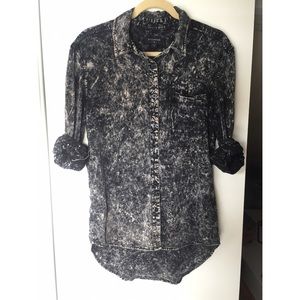 ByCorpus Acid Wash Button Down