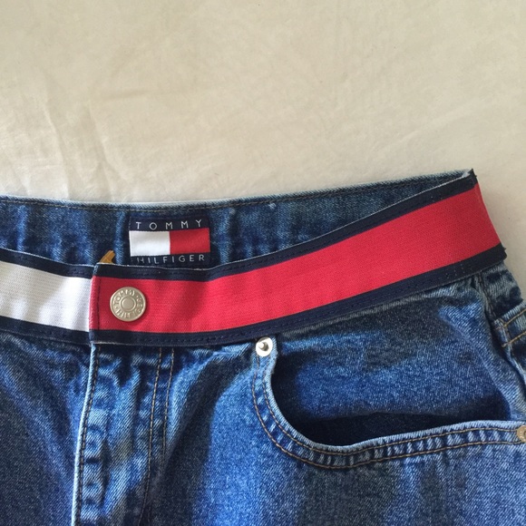 Tommy Hilfiger high-waisted denim skirt