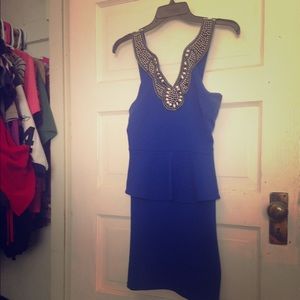 Blue party dress