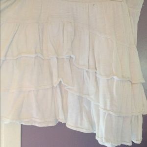 American Eagle white layered skirt