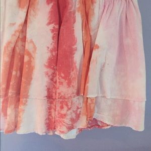 Pink Tie-dye skirt