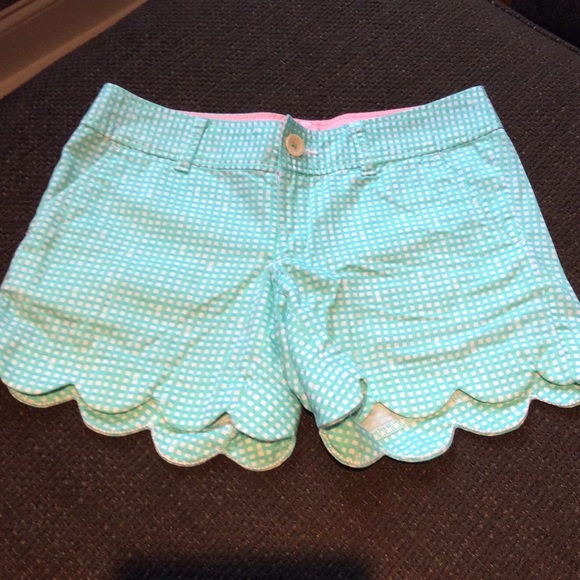 Lily Pulitzer Buttercup Scalloped Shorts